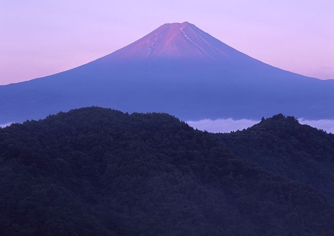 富士山雪山山脉日本山峰风景模板下载(图片编