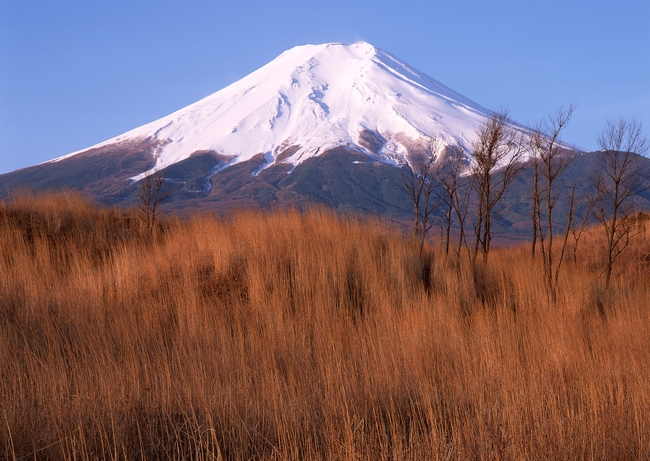 日本山峰富士山雪山山脉风景模板下载(图片编