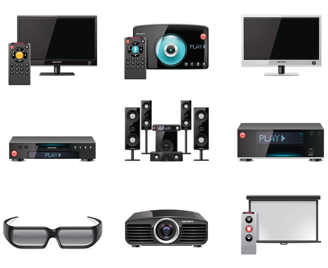 电脑电器生活电器DVD图标模板下载(图片编号:13332899)_居家生活_图标_我图网weili.ooopic.com