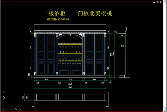 鞋柜图纸 衣柜内部结构图