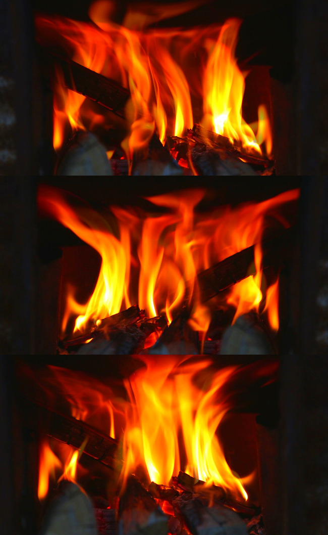 超高清火焰柴火燃烧实拍视频模板下载(图片编