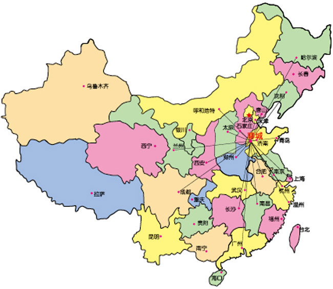 中国地图销售地图模板下载(图片编号:1343769