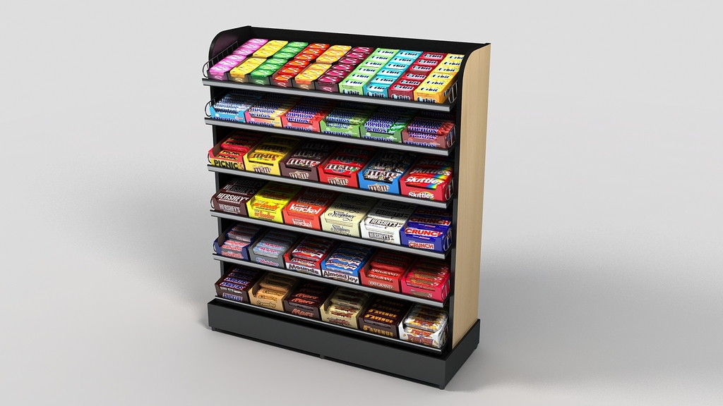 3d货架模型超市便利店模板下载(图片编号:134