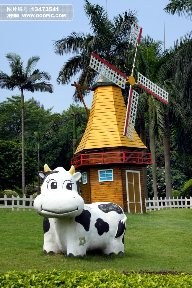 荷兰奶牛风景图片素材(图片编号:13473541)_艺