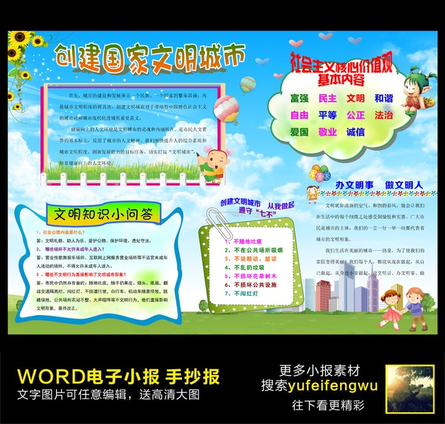 创建文明城市800字