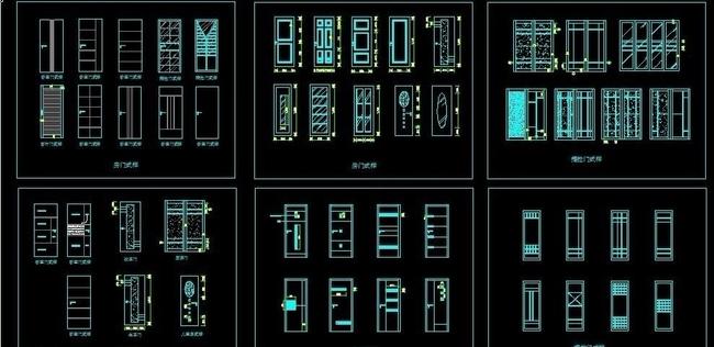门框立面图模板下载(图片编号:13501233)_CAD图纸_室内设计cad图库_我图网weili.ooopic.com