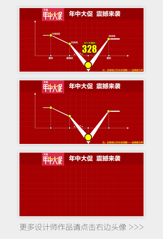 淘宝天猫年中大促年终大促活动价模板下载(图