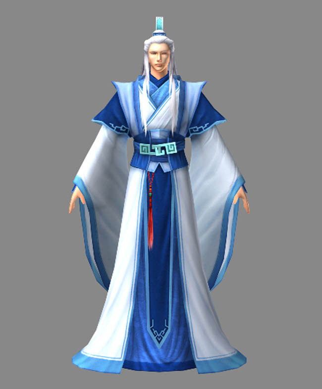 古代美男子游戏模型模板下载(图片编号:13526870)图片