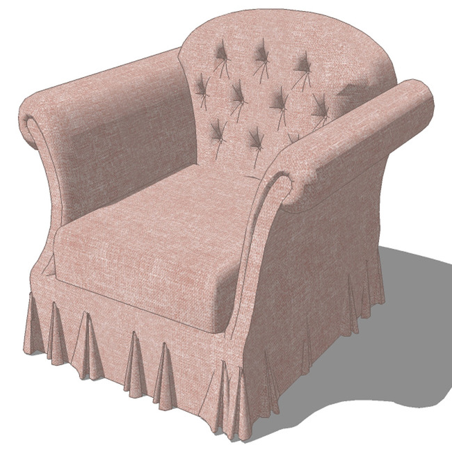 沙发模型sketchup模型模板下载(图片编号:135