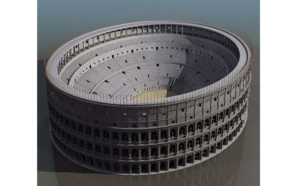 3D罗马斗兽场建筑模型模板下载(图片编号:135