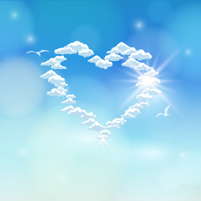 心形云彩模板下载(图片编号:13547319)_设计素材_其他_我图网weili.ooopic.com