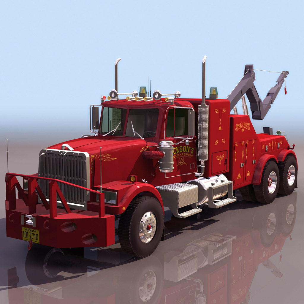 3DS工程拖车模板下载(图片编号:13550030)_物