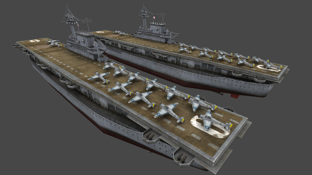 超级航空母舰系列1战船舰艇潜艇模板下载(图片