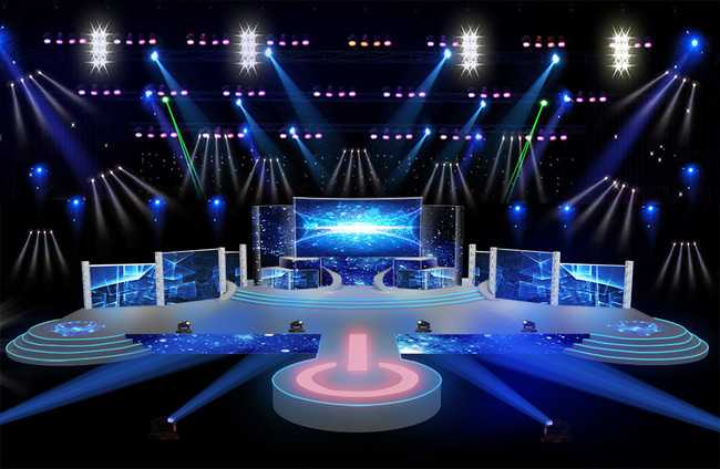 舞台设计欣赏文艺演出效果图逼真场景3d