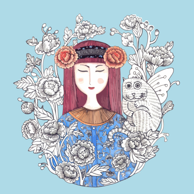 (AI)人物插画模板下载(图片编号:13594983)_其他海报设计_海报设计_我图网weili.ooopic.com