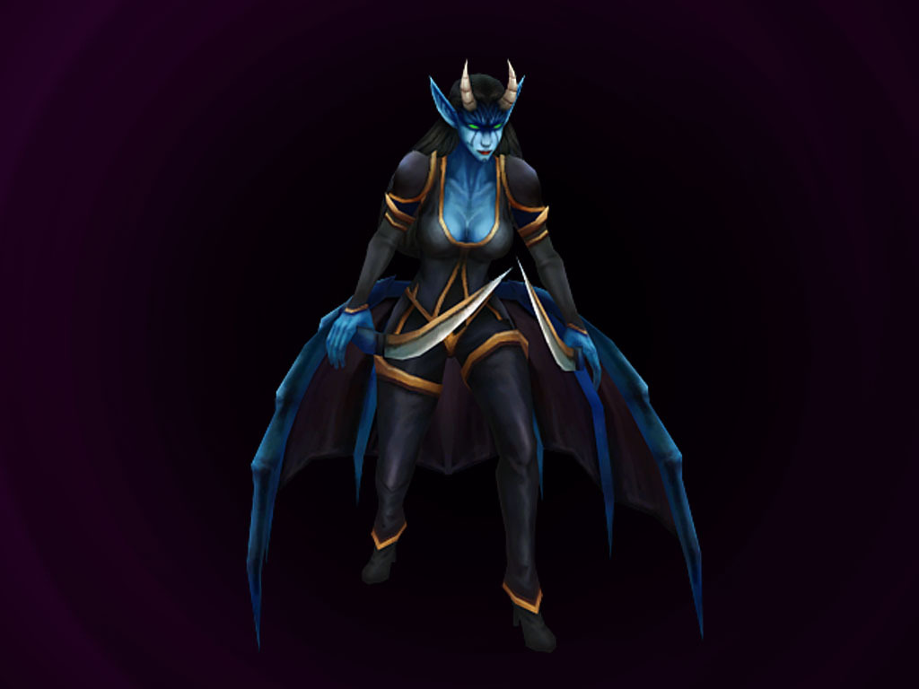 DOTA痛苦女王游戏3D模型模板下载(图片编号
