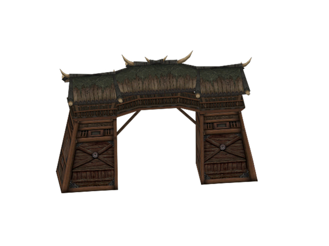 古代城建门游戏模型模板下载(图片编号:13621