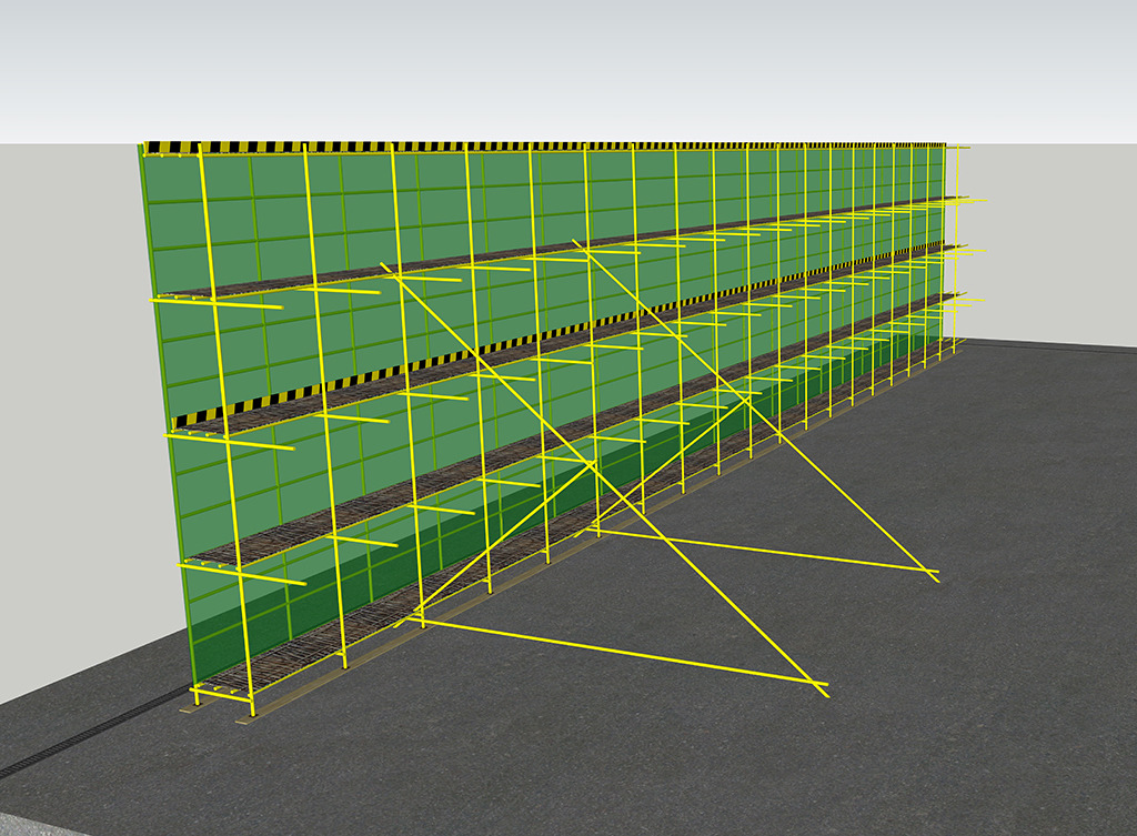 抛撑设置建筑安全标准化模型模板下载(图片编