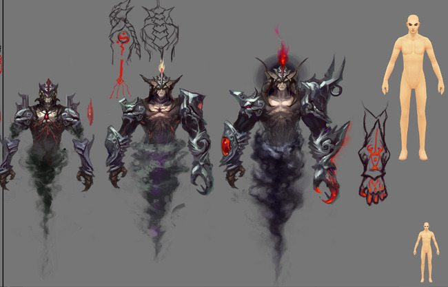 魔尊分神1级模型+动作模板下载(图片编号:136