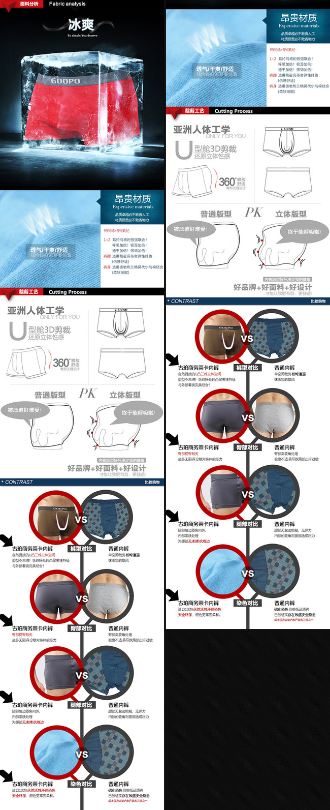 <em>淘宝男士内裤</em>详情页描述图PSD模板模板下载