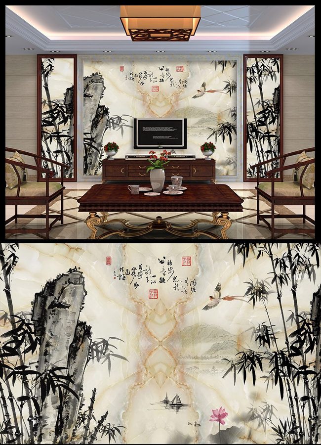 我图网提供精品流行大理石山水画背景墙水墨画竹报平安壁画素材下载,作品模板源文件可以编辑替换,设计作品简介: 大理石山水画背景墙水墨画竹报平安壁画 位图, CMYK格式高清大图,使用软件为 Photoshop CS6(.psd) 大理石 大理石纹 大理石纹理 水墨 竹子