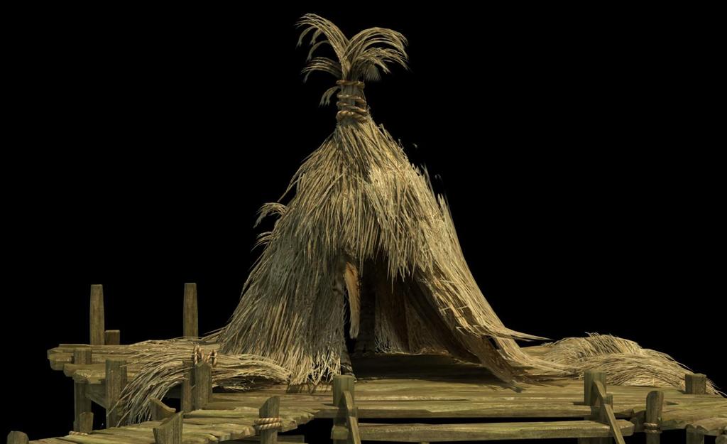 茅屋草屋建筑模型模板下载(图片编号:1374141