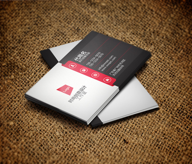 商务通用时尚创意设计工作室企业多用途名片模