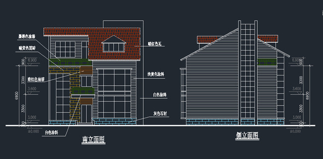 餐厅cad施工图纸 室内设计家具素材罗马柱浮