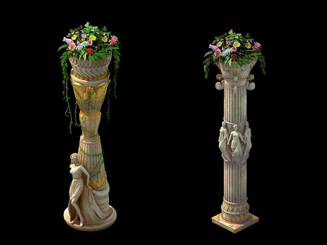 罗马柱廊柱柱子模板下载(图片编号:13816842