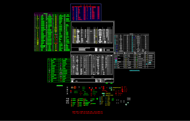 开关插座cad图例模板下载(图片编号:1382512