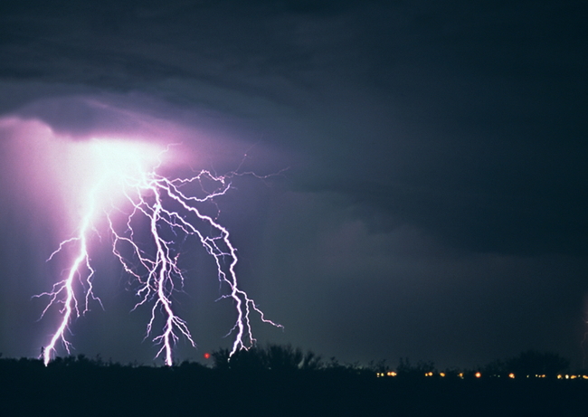 闪电天空乌云天气背景摄影素材模板下载(图片