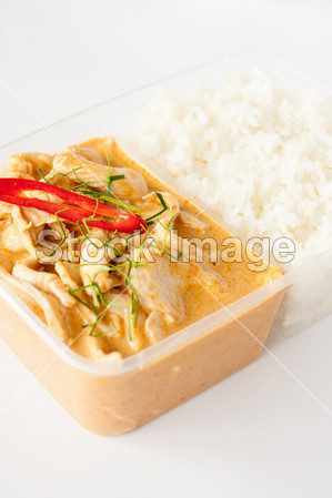 泰国带去食物、 panang 咖喱饭图片素材(图片
