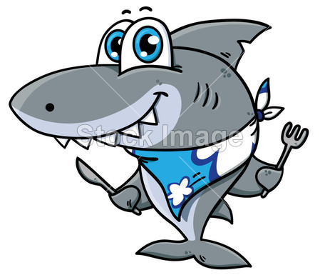 可爱卡通鲨鱼图片素材(图片编号:50039043)_西