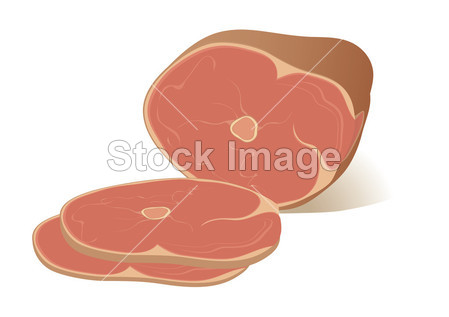 Ham. Vector illustration.图片素材(图片编号:500