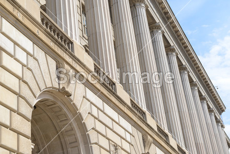 美国国税局在华盛顿特区建设图片素材(图片编