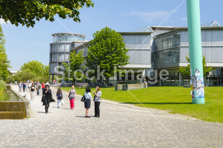 格廷根、 格廷根国家和大学图书馆图片素材(图