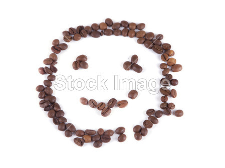 咖啡豆的笑脸形式的组成图片素材(图片编号:5