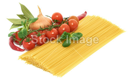 与蔬菜意大利面 spagetti图片素材(图片编号:50
