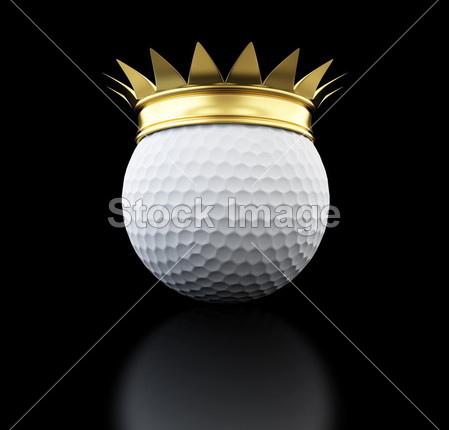 黄金种植的高尔夫球球图片素材(图片编号:502