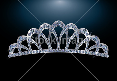 银色钻石王冠,矢量图图片素材(图片编号:5022