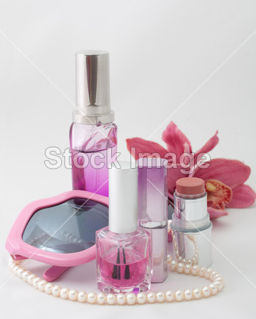 粉色化妆品一套(图片编号50228217)_女性女人