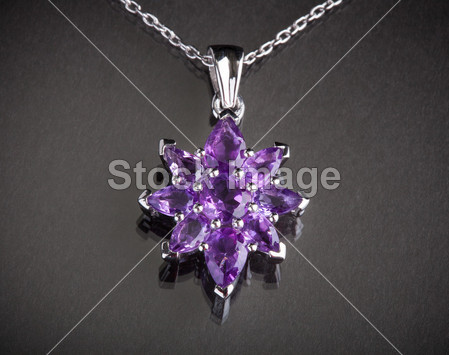 紫水晶项链图片素材(图片编号:50240080)_珠宝