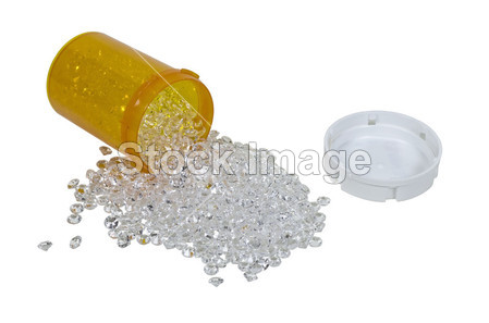 处方瓶满满的钻石图片素材(图片编号:5024950