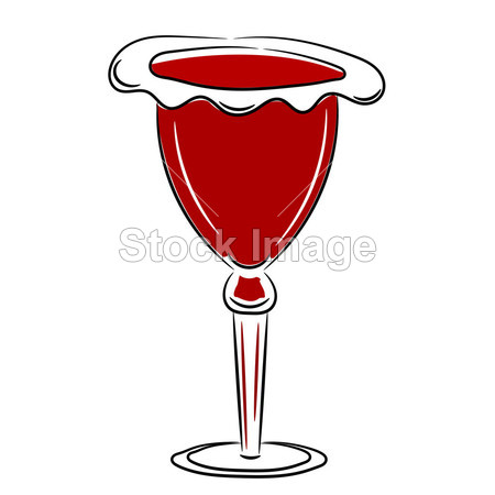 卡通杯红酒。eps10图片素材(图片编号:50262