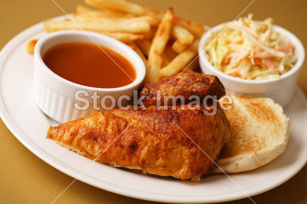 鸡胸肉饭图片素材(图片编号:50292870)_西式餐