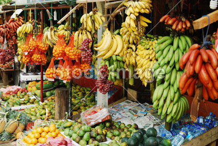 在斯里兰卡街头水果店图片素材(图片编号:502