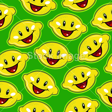快乐柠檬无缝模式图片素材(图片编号:5030227