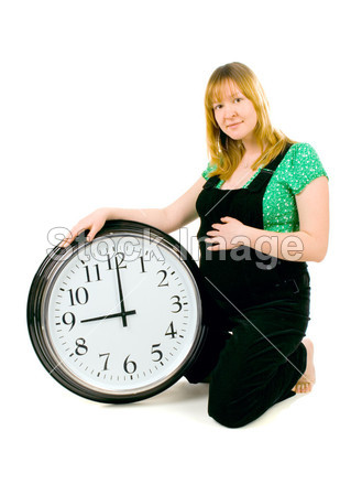孕妇与时钟图片素材(图片编号:50321790)_珠宝