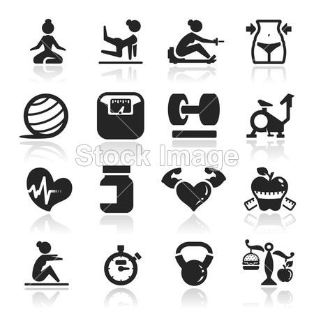 健身图标集优雅系列图片素材(图片编号:50359