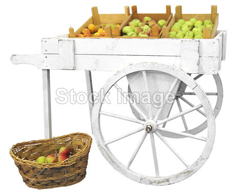 购物车有苹果图片素材(图片编号:50365005)_其